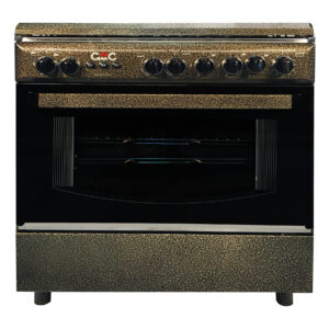 5 burner stove 60*90 cm (granite) copper fan stainless steel surface (Copy)